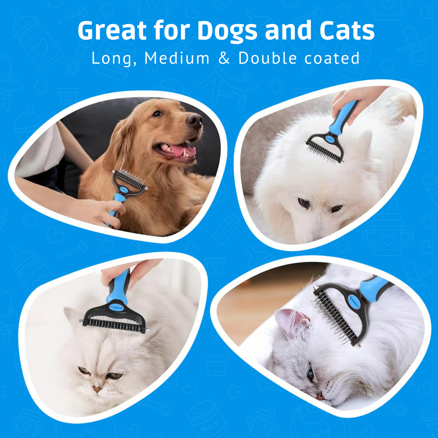 ODESAFE™ Pet Grooming Rake